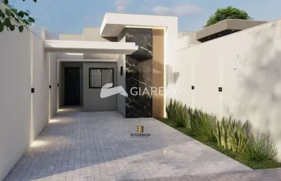 Casa nova com excelente custo benefício à venda, jardim coopagro, toledo - pr
