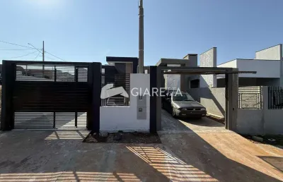 Casa nova com excelente custo benefício à venda, jardim coopagro, toledo - pr