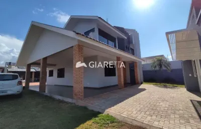 Casa de alto padrão para locação, jardim gisela, toledo - pr