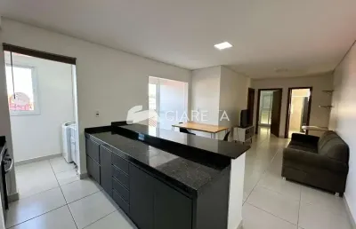 Apartamento amplo para locação no edifício zl, jardim tocantins, toledo - pr