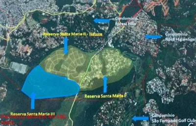 Area comercial à venda estrada fernando nobre ao lado reserva santa maria cotia/ jandira - sp