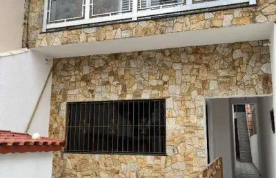 Casa sobrado para venda 04 dormitórios suítes hidromassagem, 04 vagas churrasqueira área gourmet - jardim las vegas - santo andré/sp