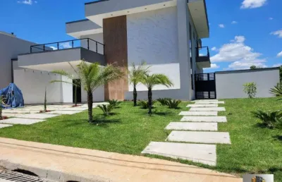 Casa com 3 suítes, 1escritório/suíte, 2 lavabos. área construída 253,34 m² reserva jardim bom viver, indaiatuba - sp – terra magna