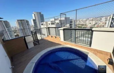 Cobertura duplex 200m2 de luxo no auge home resort – são bernardo do campo
