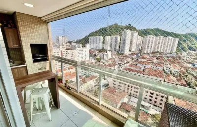 Apartamento | 85m² | 2 quartos (1 suíte) | marapé | santos