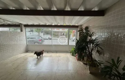 Casa 03 quartos sobreposta baixa com edicula boqueirão santos