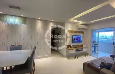 Apartamento com varanda gourmet e lazer completo na ponta da praia