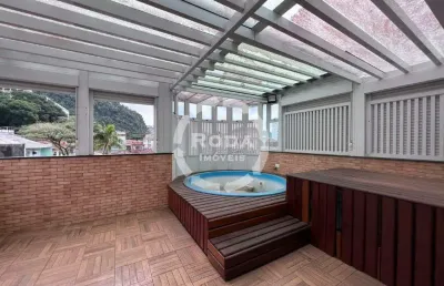 Casa sobreposta alta à venda, 3 quartos, 1 suíte, 2 vagas, vila belmiro - santos/sp