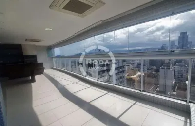 Apartamento alto padrão com 4 suítes e terraço gourmet – manihi residencial, aparecida – santos/sp