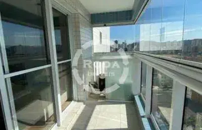 Apartamento em santos, no boqueirão para venda com 1 suite e lazer completo.