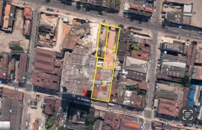 Oportunidade única: terreno com dupla frente no centro de santos - 2527m² (3 lotes)