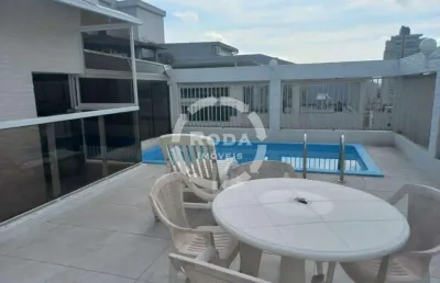 Cobertura à venda, 3 quartos, 1 suíte, 2 vagas, ponta da praia - santos/sp