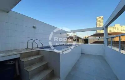 Sobreposta alta em localização privilegiada no bairro do embaré!!! escadas de acesso das 02 vagas de garagem em granito, ao chegar no primeiro pavimen