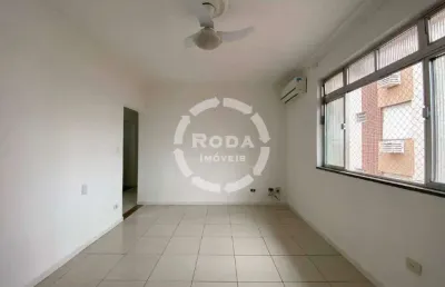 Apartamento no boqueirão, santos, 3 dormitorios 2 banheiros 1 vaga de garagem reformado e vago