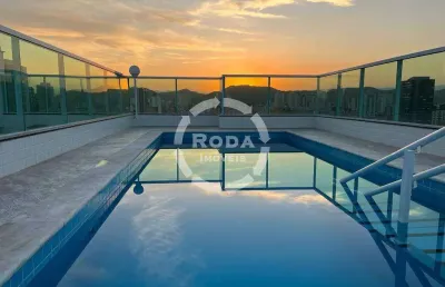 Apartamento à venda, 2 quartos, 1 suíte, 1 vaga, macuco - santos/sp