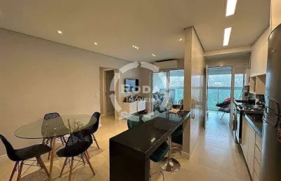 Apartamento com varanda gourmet e lazer completo na quadra da praia – josé menino, santos