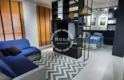 Apartamento estilo loft com conceito aberto à venda – embaré, santos/sp | maxhaus castro alves
