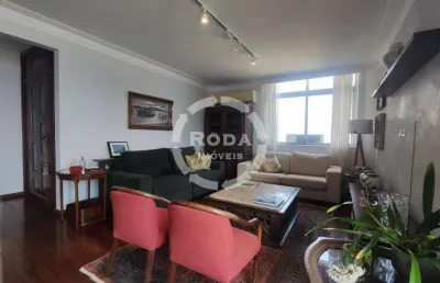 Apartamento à venda – 180m² | 4 dormitórios (1 suíte com closet) | vista mar | 2 vagas + vaga de visitante – santos/sp