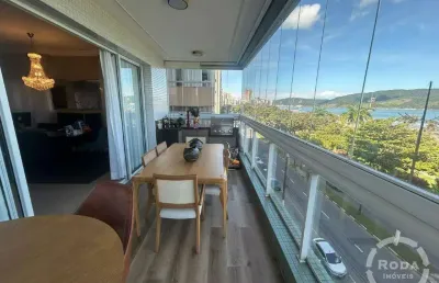 Apartamento frente mar para aluguel, 4 quartos, 4 suítes, 4 vagas, embaré - santos/sp
