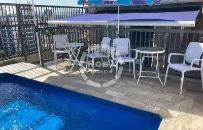 Cobertura à venda – 2 dormitórios | piscina e churrasqueira privativas | 3 banheiros | 1 vaga | embaré.