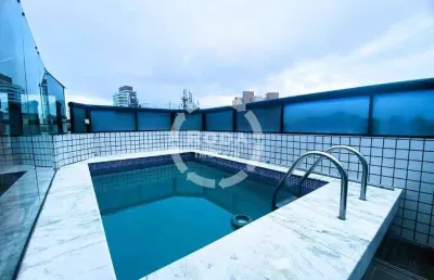 Cobertura para aluguel, 4 quartos, 2 suítes, 2 vagas, ponta da praia - santos/sp