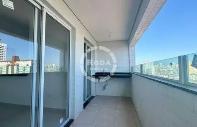 Apartamento à venda, 2 quartos, 1 suíte, macuco - santos/sp