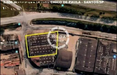 Terreno à venda na Rua Ana Santos, --, Chico de Paula, Santos