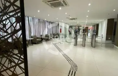 Excelente sala comercial de 44m²no bairro da encruzilhada em santos-sp