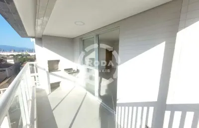 Apartamento novo com 1 suíte e varanda gourmet à venda na aparecida, santos