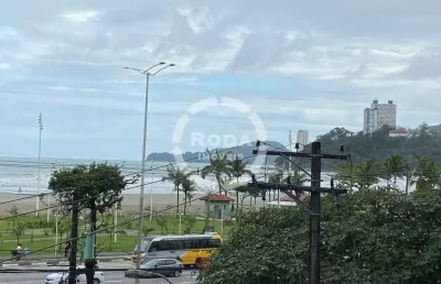 Apartamento à venda, 1 dormitório, vista mar, na praia do itararé, são vicente/sp.
