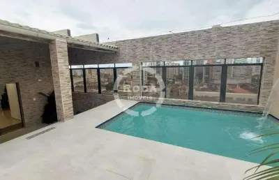 Cobertura duplex reformada no boqueirão - conforto e sofisticação próximo à praia