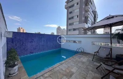 Cobertura duplex à venda – 192m² | piscina privativa | 2 dormitórios (1 suíte) | 2 vagas – santos/sp
