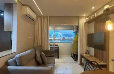 Apartamento `a venda 2 dormitórios, varanda e lazer completo- santos, sp