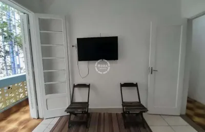 Apartamento com 1 quarto à venda na Rua Monteiro Lobato, --, José Menino, Santos