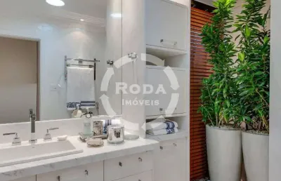 Apartamento para aluguel, 4 quartos, 4 suítes, 3 vagas, gonzaga - santos/sp