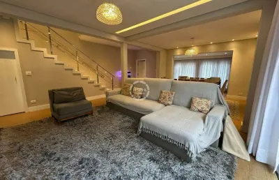 Luxuosa casa à venda em santos | 4 dormitórios sendo 3 suítes | 316,39m² - porteira fechada