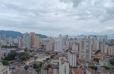 Excelente cobertura duplex 3 dormitórios, 3 suítes em ótimo residencial clube na ponta da praia, santos-sp