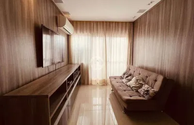 Apartamento mobiliado para alugar na avenida ana costa – santos/sp | 2 quartos