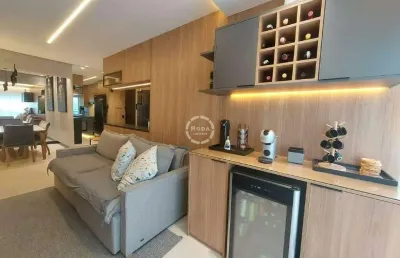 Apartamento de 82m² no marapé – 2 dormitórios (1 suíte) - lazer completo - 2 vagas