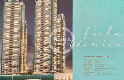 Cobertura com 3 quartos à venda na Avenida Rei Alberto I, --, Ponta da Praia, Santos