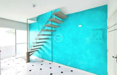 Cobertura duplex à venda no josé menino - santos/sp!