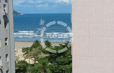 Sala living à venda – 37m² | vista lateral para o mar | 1 quadra da praia | boqueirão – santos/sp ideal para investidores – excelente para airbnb!