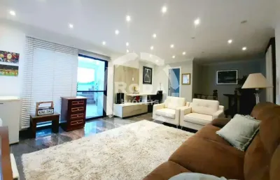 Cobertura 227m2 com 3 dorm / vista mar / 3 vagas / portaria 24h.