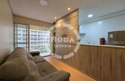 Apartamento semimobiliado à venda – 49m² | 1 suíte | varanda gourmet | andar alto