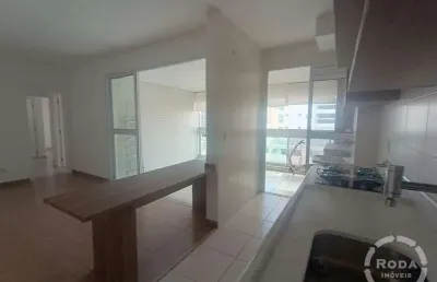 Apartamento para aluguel, 2 quartos, 1 suíte, 1 vaga, ponta da praia - santos/sp