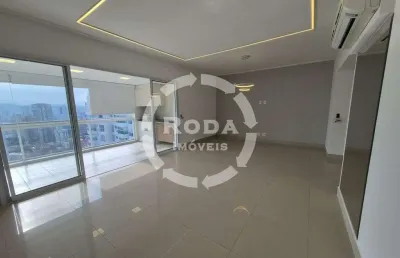 Apartamento alto padrão com vista mar – 4 dorms (3 suítes) | embaré, santos