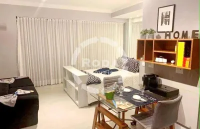 Studio mobiliado com vista para o mar na pompéia – santos