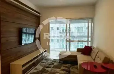 Apartamento para aluguel, 2 quartos, 1 vaga, gonzaga - santos/sp
