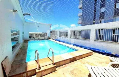 Cobertura duplex alto padrão com 3 dormitórios e lazer privativo na aparecida, santos