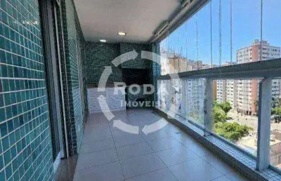 Apartamento com 3 quartos para alugar na Avenida Coronel Joaquim Montenegro, --, Aparecida, Santos